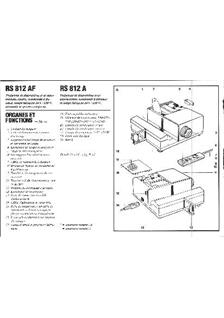 Rollei P 812 AF manual. Camera Instructions.